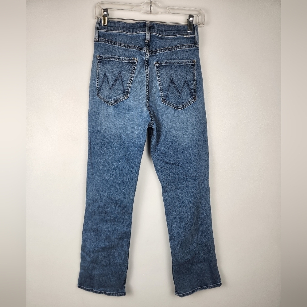 MOTHER The Tripper Ankle Jeans - High Waisted Cropped Flare - Size 27 - Picture 2 of 12